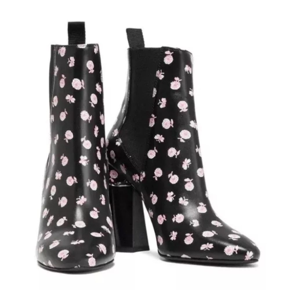 Phillip Lim Drum Floral High Heeled Chelsea Boots Never Worn Size 5